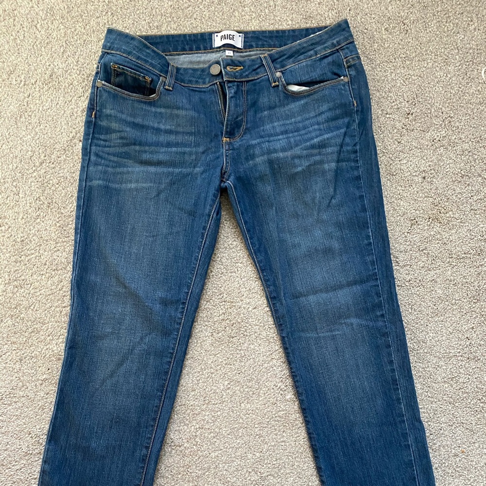Paige mid rise jeans